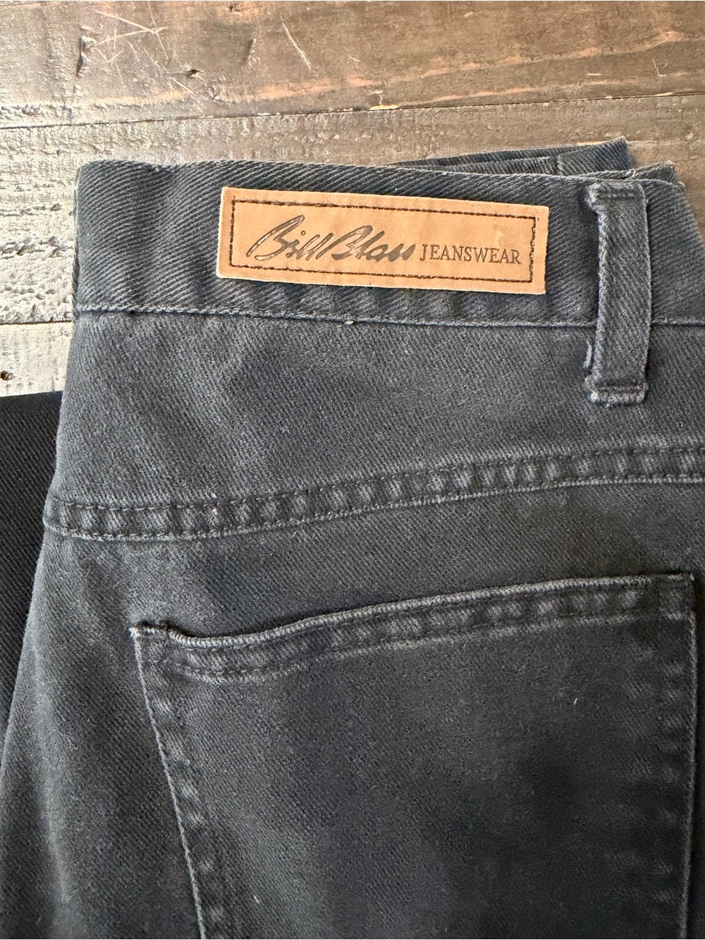 Vintage Bill Blass Women's Black Easy Fit Boyfriend Jeans